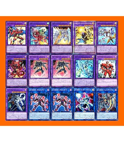 高レア&本格構築【HERO】デッキ&EX15枚&スリーブ付き 本格構築 【D-HERO】デッキ メイン&EX15&スリーブ 1枚の通販 かしこま